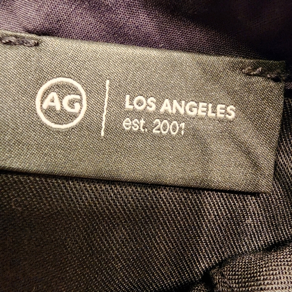 AG Adriano Goldschmied Tailored Devin Ultra Wide Leg Pants in Oxford Blue - Picture 15 of 16